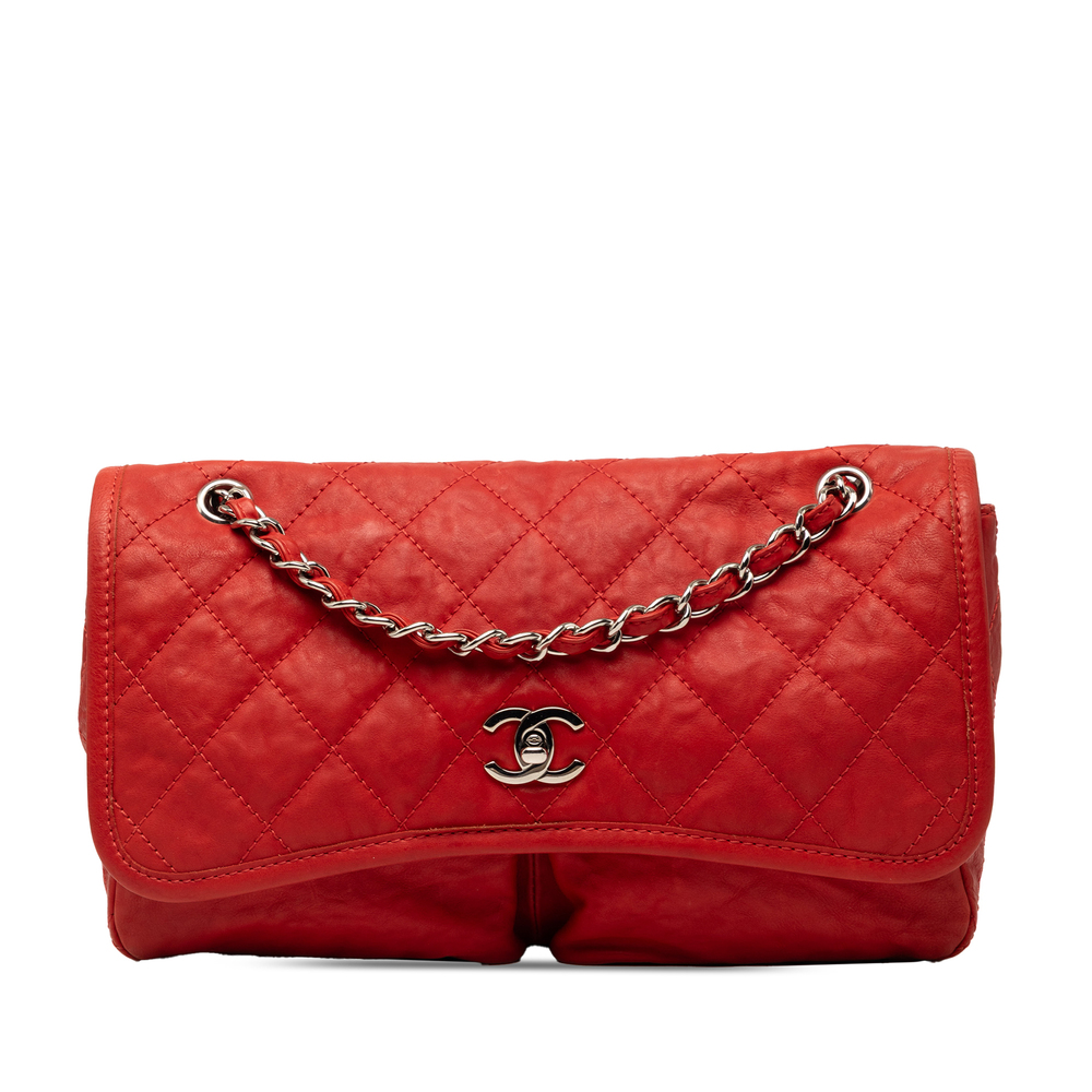 Pre-Loved Chanel Medium Grained Calfskin Natural Beauty Flap